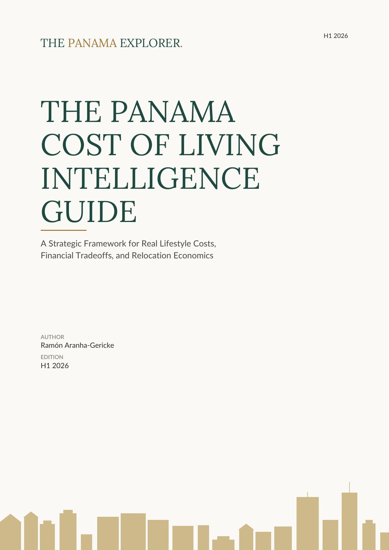 Cover of The Panama Cost of Living Intelligence Guide